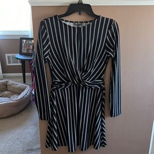 Black long sleeve dress